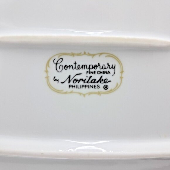 Noritake Contemporary Covered Butter DIsh-Windham Pattern 3194 -Fine China - Picture 5 of 8